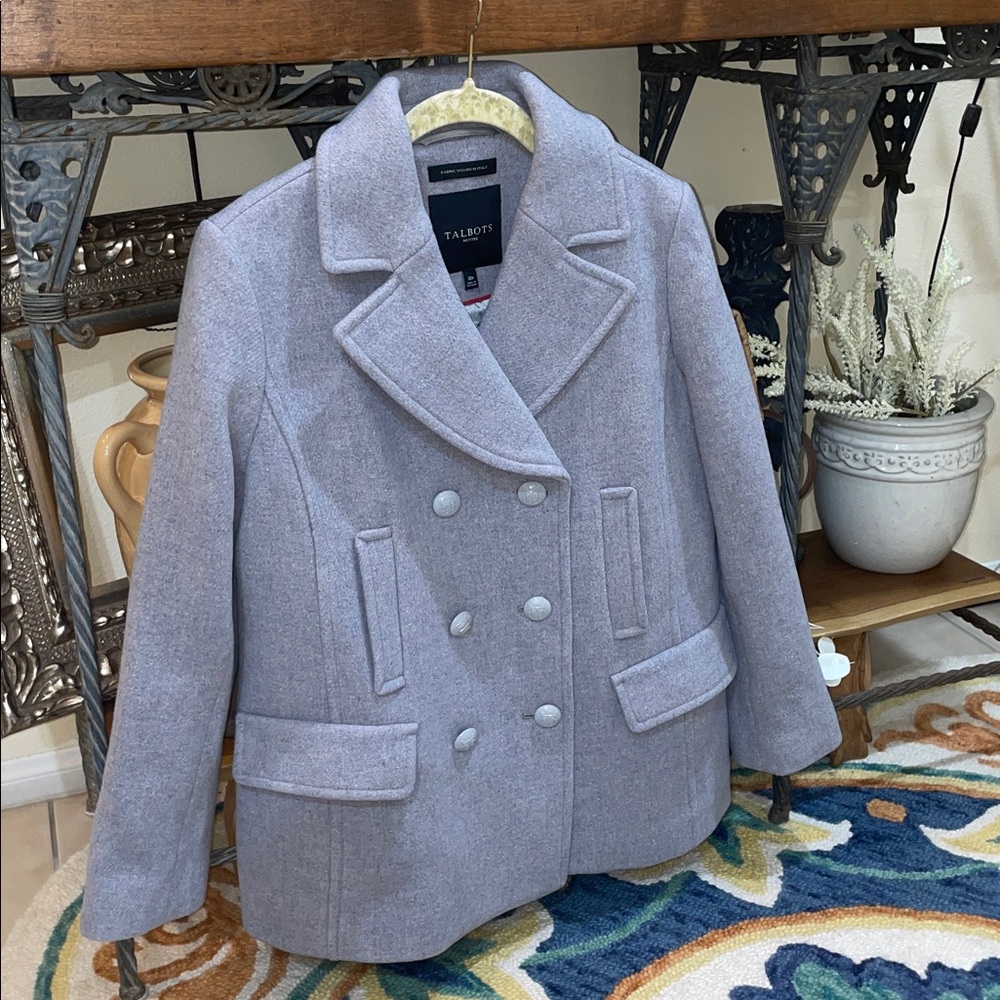 Talbots Italian Wool Peacoat